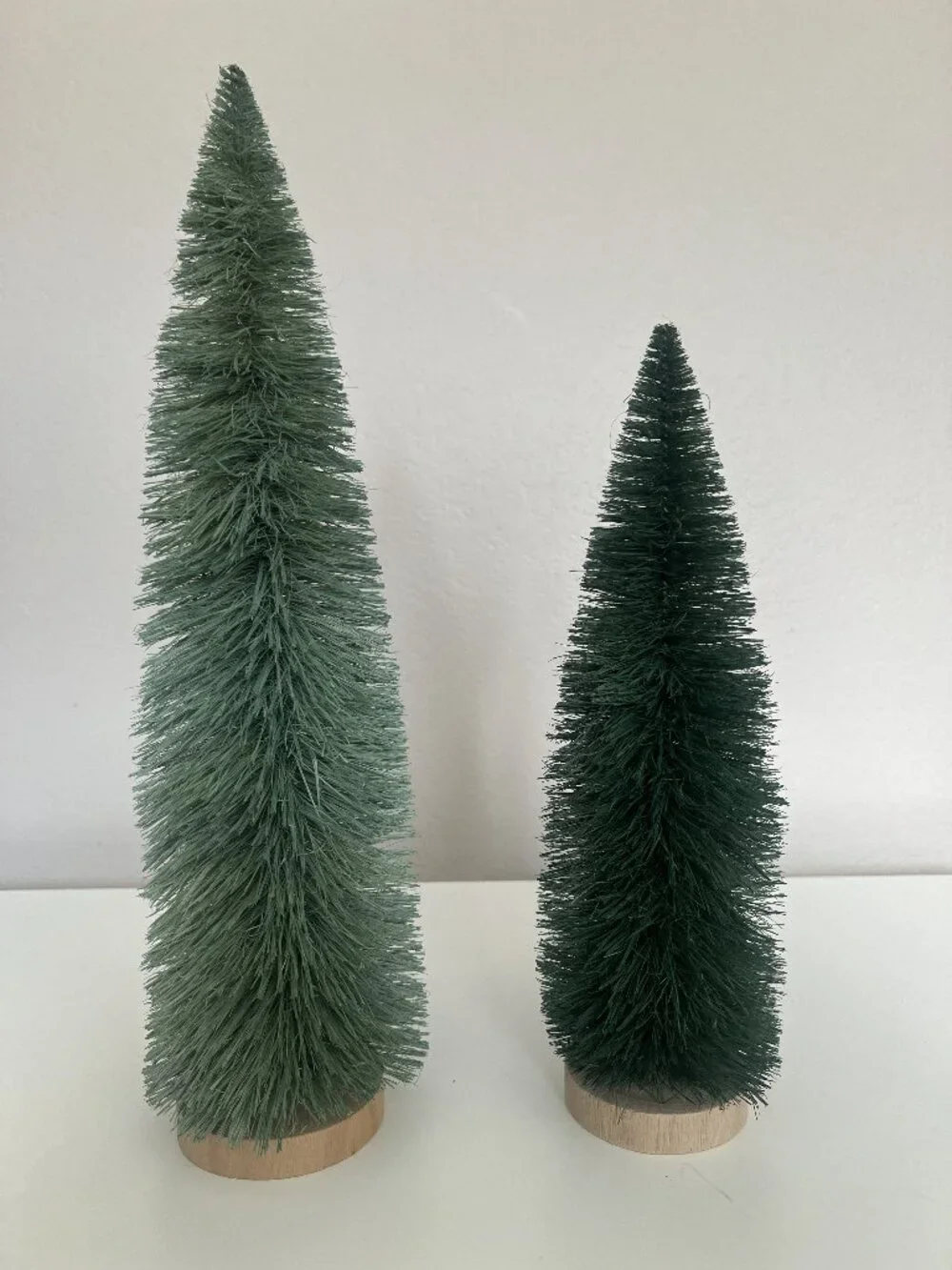 NWOT Pier 1 Holiday Bottle Brush Trees (Set of 2)